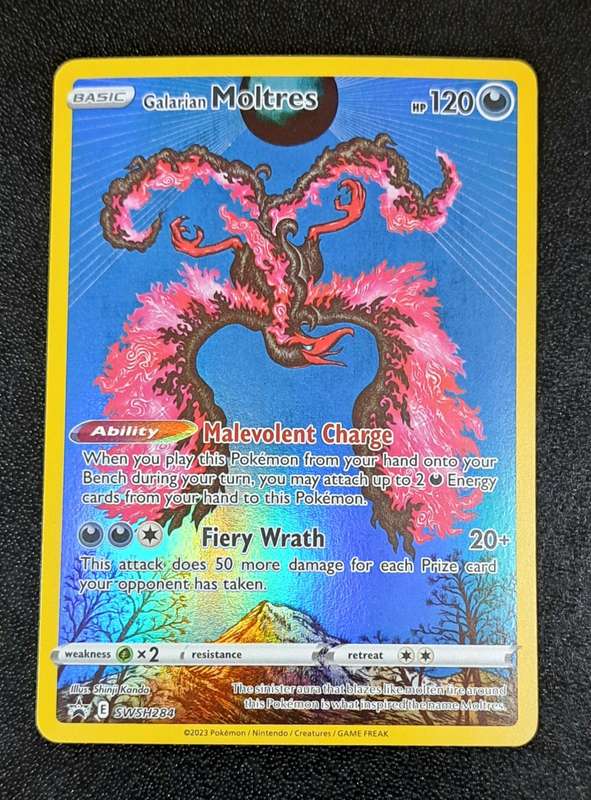Pokemon Trading Cards - Galarian Moltres - SWSH284 - Promo - (NM)
