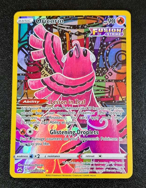 Pokemon Trading Cards - Swablu - Oricorio - GG04/GG70 - Holo Rare - Crown Zenith Singles - (NM)