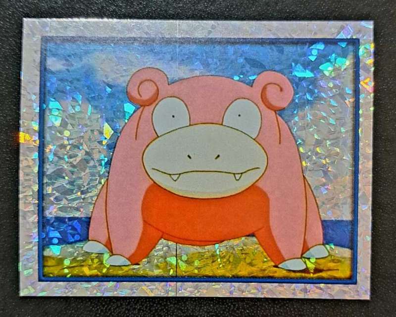 2000 Merlin Series 2 - Pokemon - Slowpoke #183- Prism Foil - Sticker Card - NM