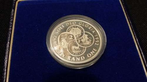 1992 R1 Silver Proof Coin Protea Series