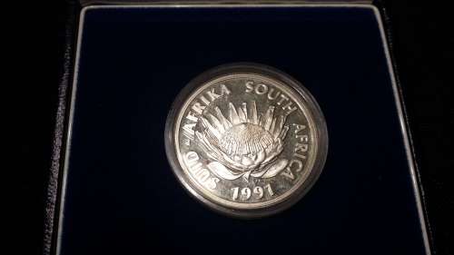 1991 SA Silver R1 Proof Nursing