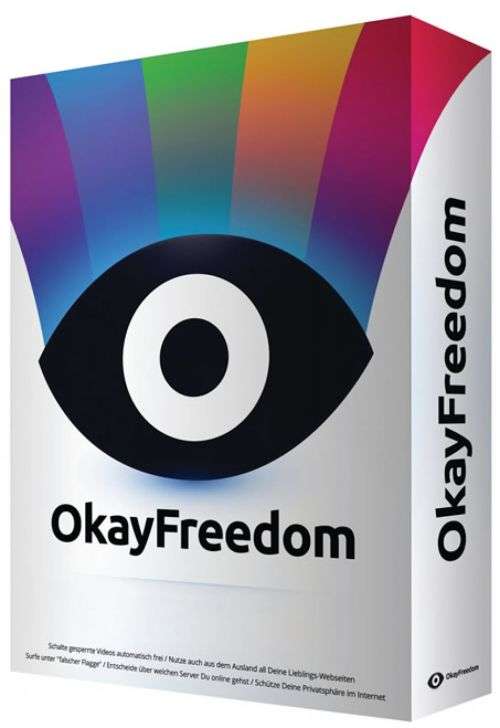 OkayFreedom VPN 10GB Traffic Per Month + Bitdefender Total Security