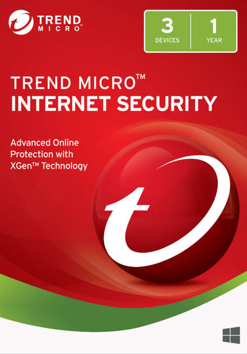 Trend Micro Internet Security 3 Devices (Antivirus + Firewall Booster)