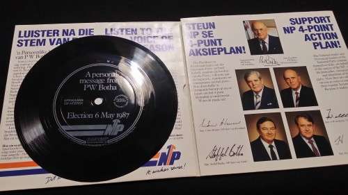 1987 National Party (NP) 33 1/3 RPM Vinyl