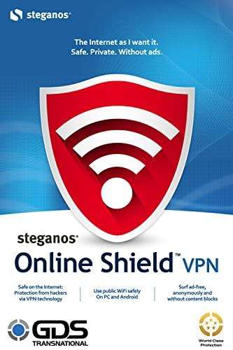 Steganos Online Shield VPN - 1 Year 3 Devices Windows iOS Android Mac 2GB Traffic P\M