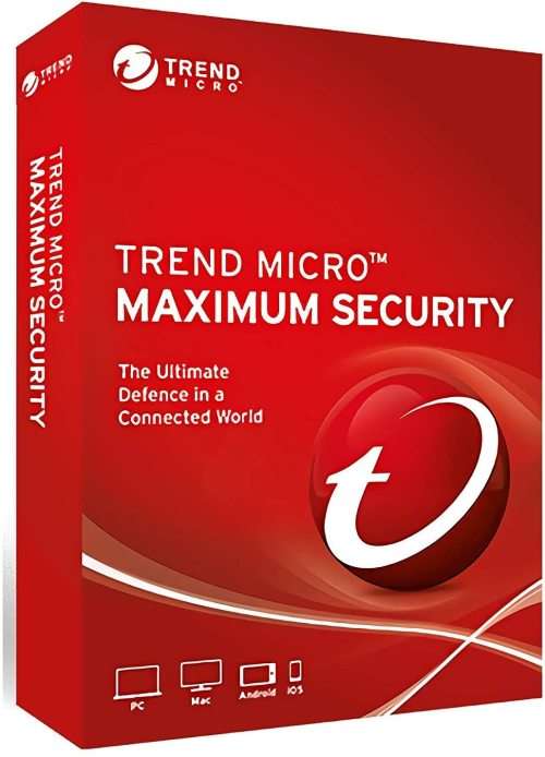 Trend Micro Maximum Security 2020 1 Device 3 Year Activation (Antivirus + Firewall Booster feature)