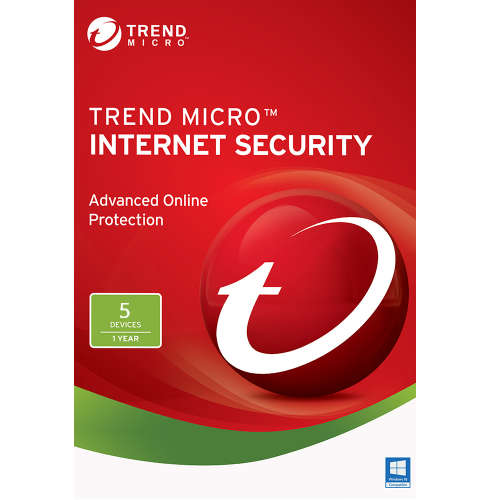 Trend Micro Internet Security 5 Devices (Antivirus + Firewall Booster)