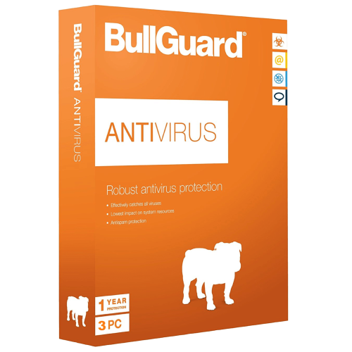 BullGuard Antivirus 3 Device 1 Year Activation License