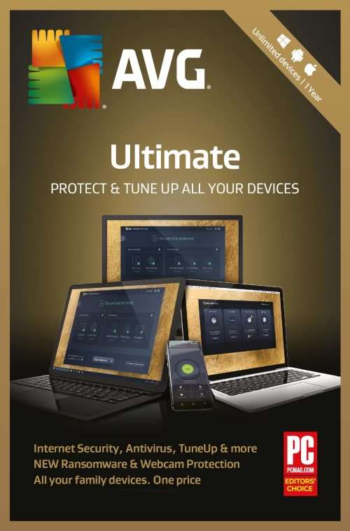 AVG Ultimate 10 Devices (Antivirus + Firewall)