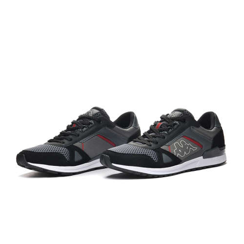 Kappa Grey DK-RED DK Logo Alem Sneakers UK10