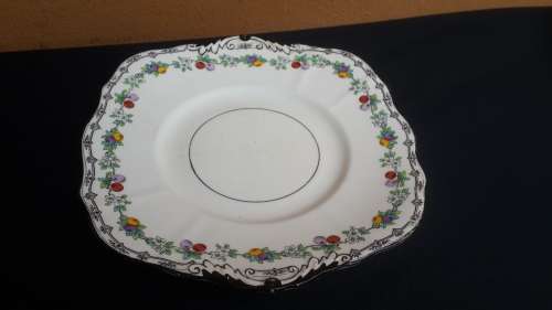 Phoenix Eng. china Cake plate