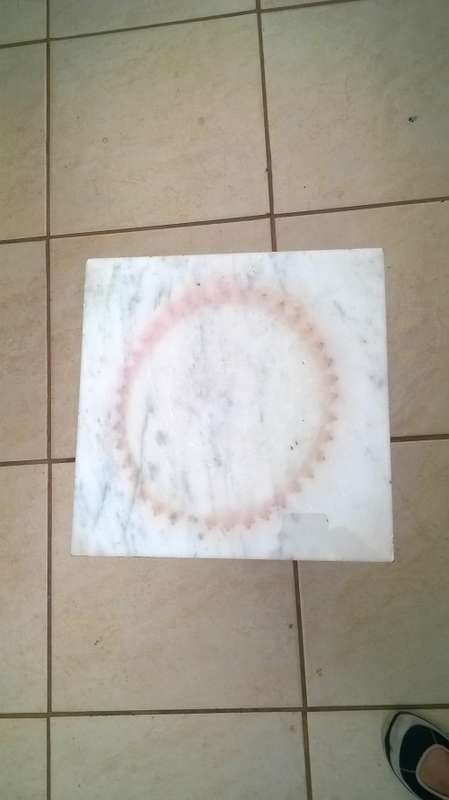 Retro Brass and marble coffee table