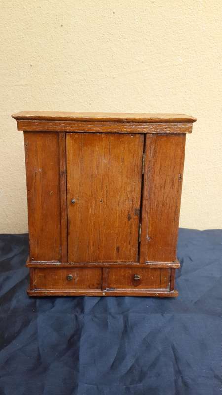 Vintage Holland made Doll house Cupboard