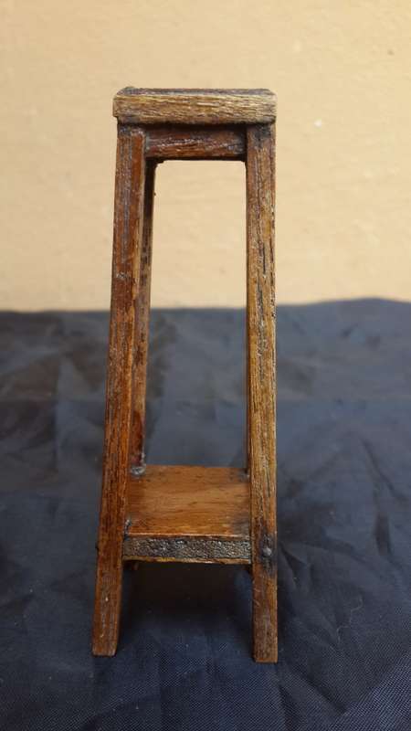 Wooden Dolls house plant stand