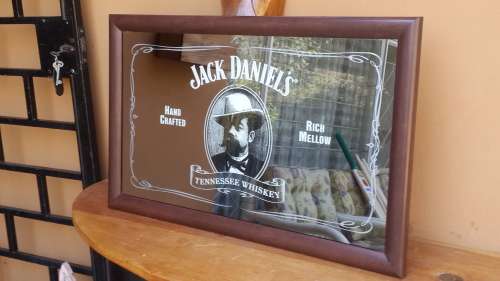 Lovely Large Jack Daniels Bar Mirror