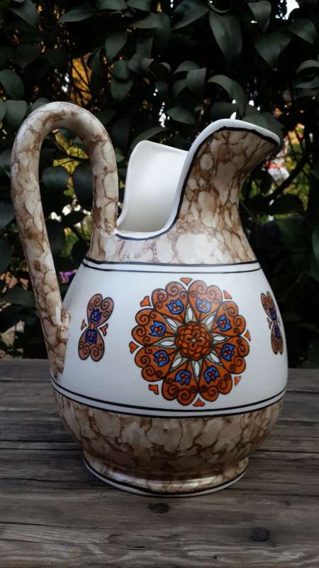 Vintage Porcelain Water Pitcher