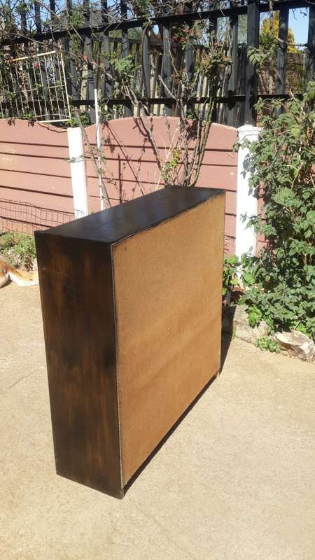 Dark Brown Wooden Book Case