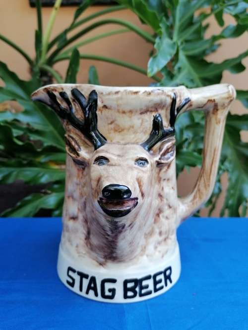 Vintage Drosty ware Stag beer Jug
