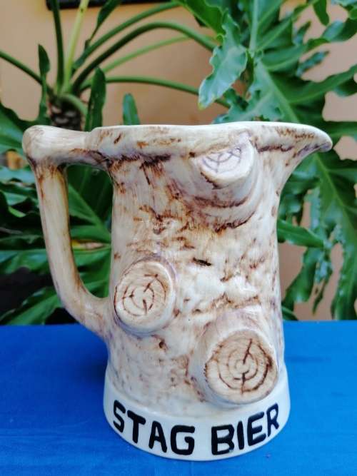 Vintage Drosty ware Stag beer Jug