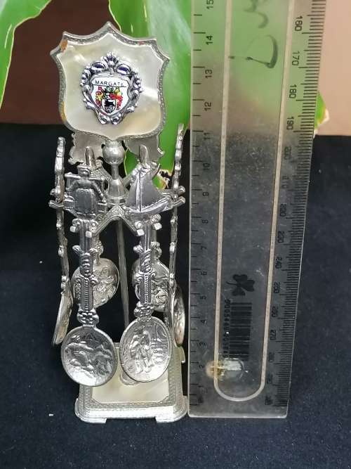 Margate teaspoon holder and spoons Souvenir