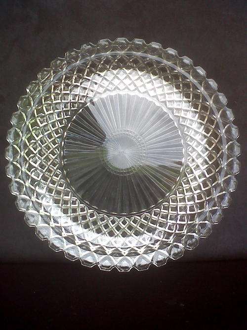 LARGE MOULD GLASS PLATTER
