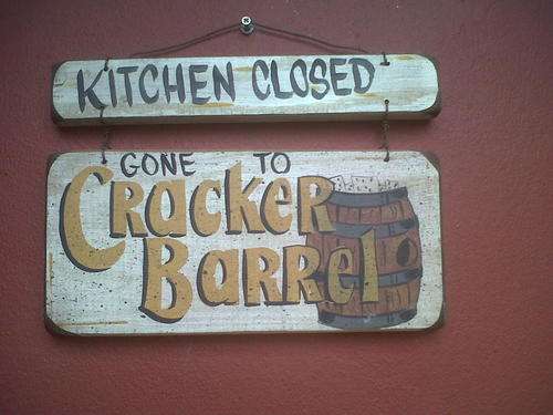 BAR SIGN - CRACKER BARREL