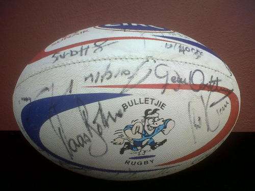 OLD SIGNED SIZE 3 RUGBY BALL