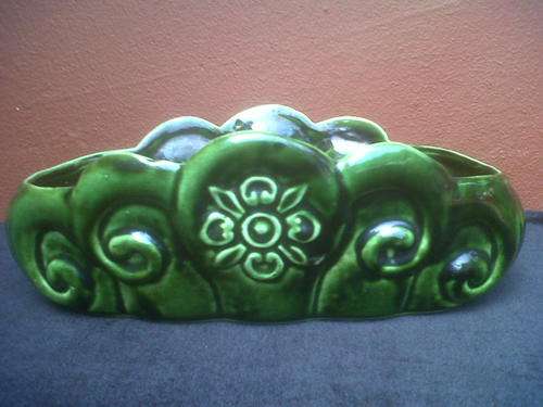 Old Green Lucia Vase