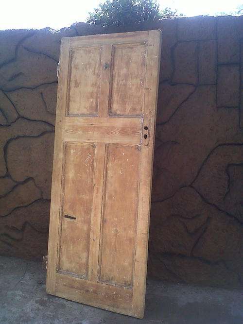 Old Oregon paneled door