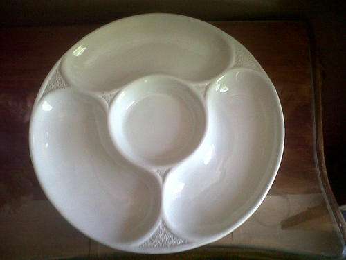 Large Italian made Snack dish