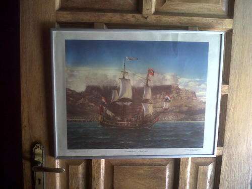 Old Drommedaris Ship Print