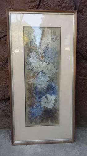 Long floral artwork