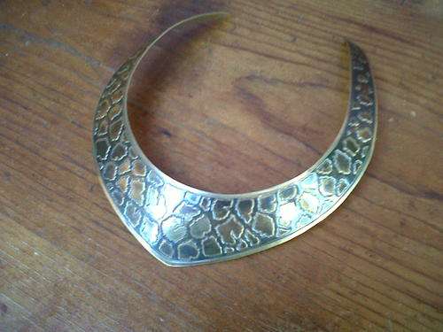 Lovely Oldish Brass Choker