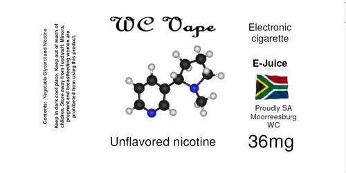 Unflavored Nicotine Liquid