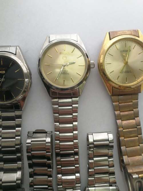 CRAZY R1 START! Vintage 70's Seiko 5 Automatic watches job lot. 17 Jewels!