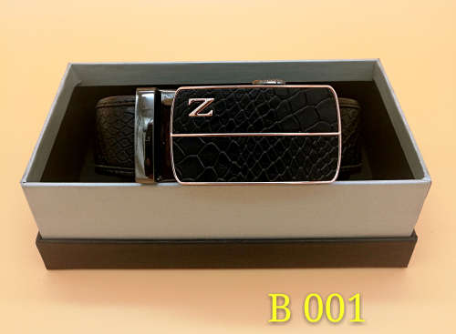 Mens Automatic  Buckle Leather Belt