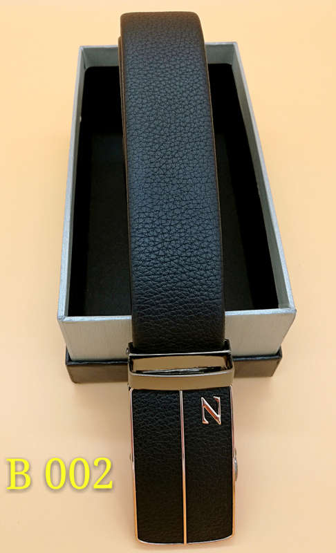 Mens Automatic  Buckle Leather Belt