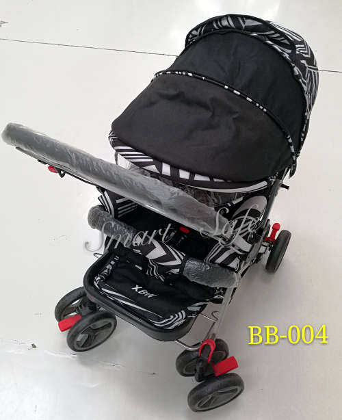 Baby Stroller Pram with 4-Position Backrest Adjustment