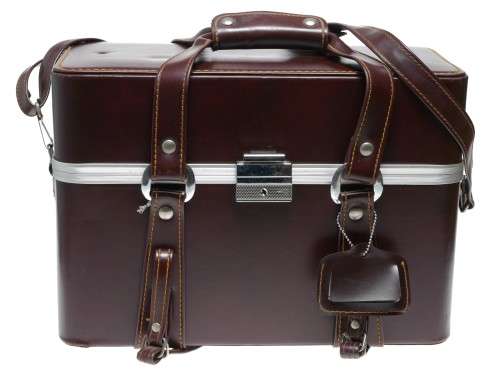 Vintage Leather Camera Case for Vintage Film Camera Equipment
