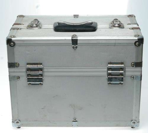 Vintage Metal Hard Case for storing Film Camera Equipment