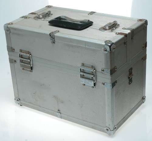 Vintage Metal Hard Case for storing Film Camera Equipment