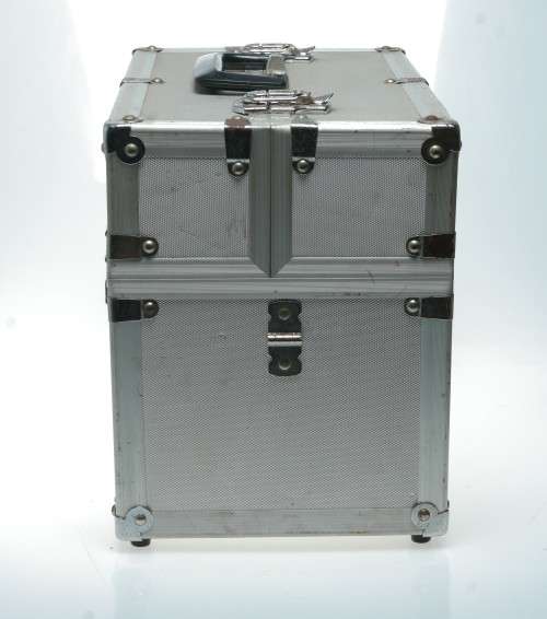 Vintage Metal Hard Case for storing Film Camera Equipment