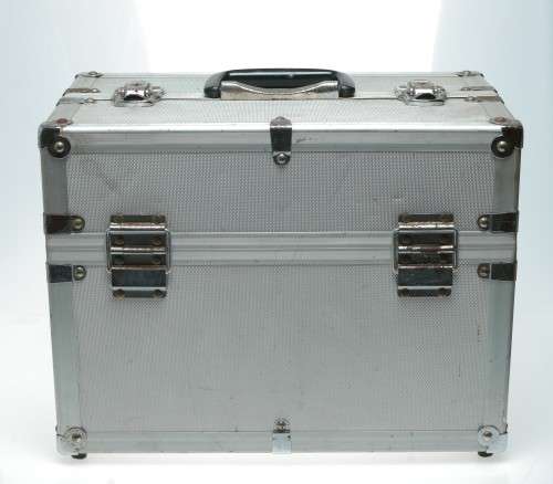 Vintage Metal Hard Case for storing Film Camera Equipment