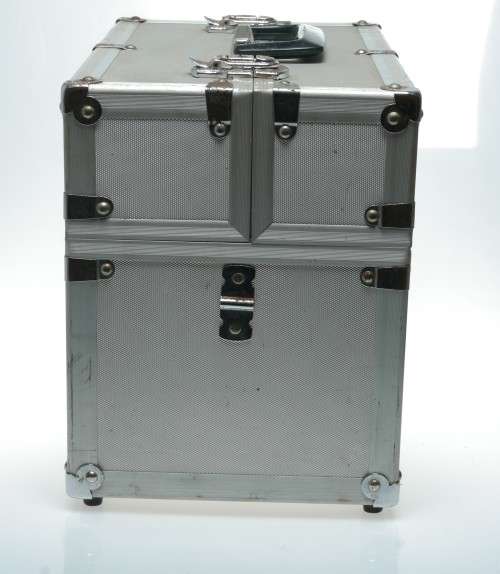 Vintage Metal Hard Case for storing Film Camera Equipment