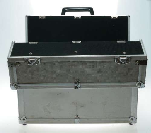 Vintage Metal Hard Case for storing Film Camera Equipment