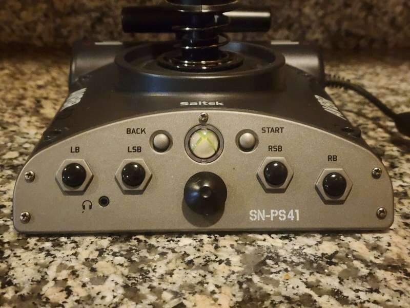 Saitek SN-PS41 PC/Xbox 360 Aviator Flight Stick Joystick Controller AV8R-02