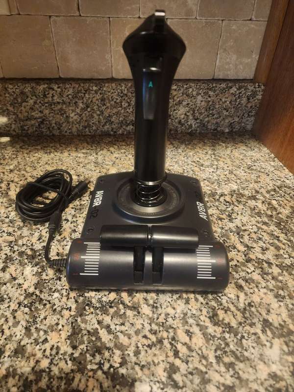Saitek SN-PS41 PC/Xbox 360 Aviator Flight Stick Joystick Controller AV8R-02