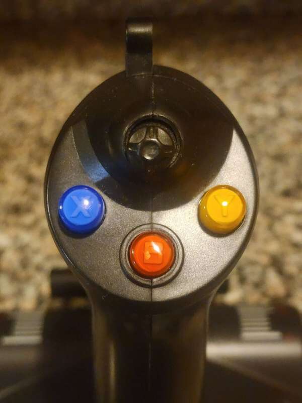 Saitek SN-PS41 PC/Xbox 360 Aviator Flight Stick Joystick Controller AV8R-02