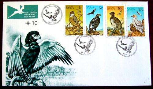 SWA:  FDC no.10 Protected Birds of Prey