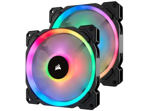 Corsair LL140 twin pack case fans + Corsair Lighting node Pro